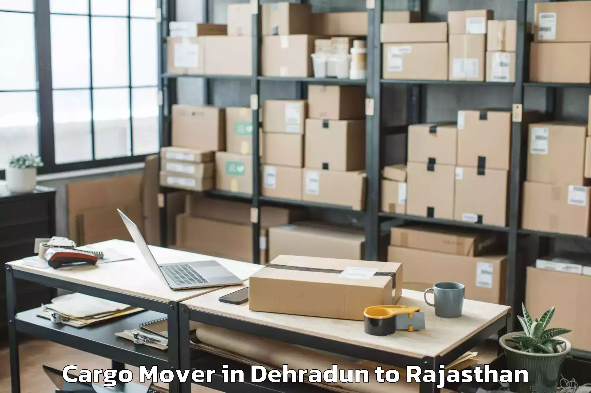 Leading Dehradun to Opjs University Churu Cargo Mover Provider